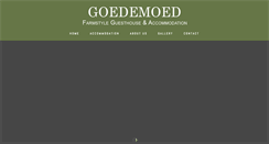 Desktop Screenshot of goedemoed.co.za